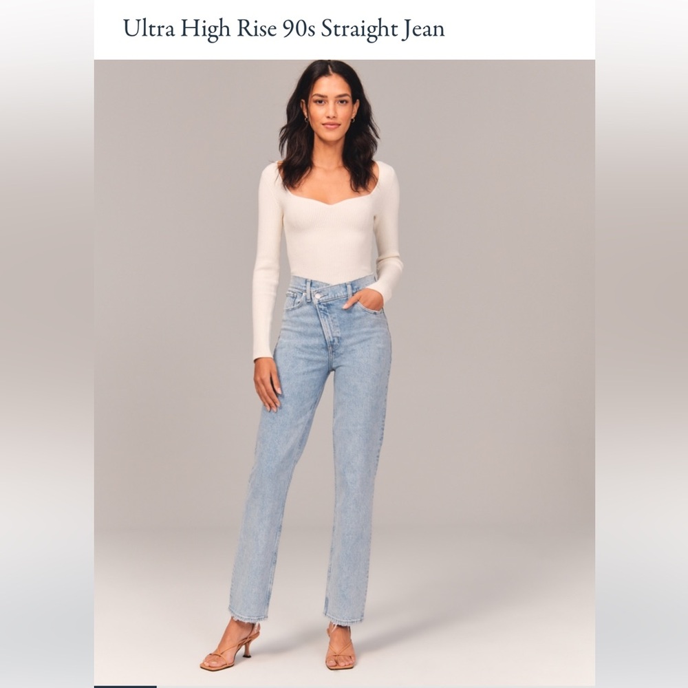Abercrombie & Fitch ultra high rise jeans
